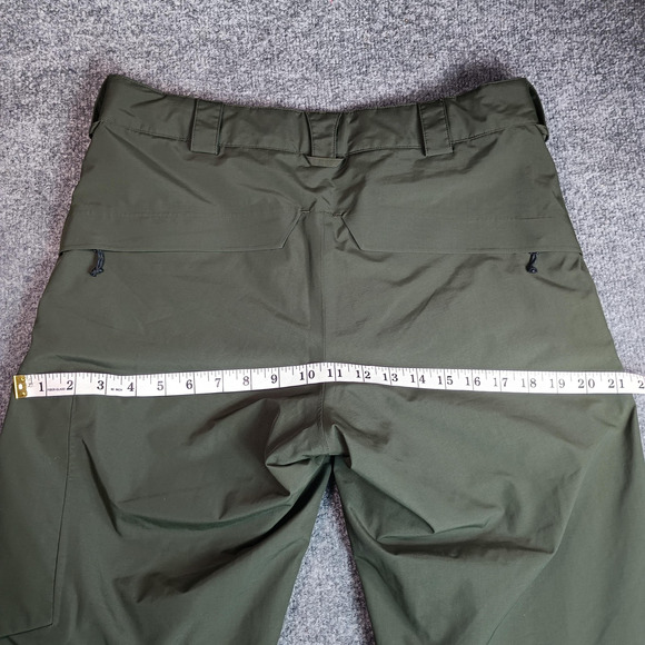 Burton AK Snow Pants Mens Small Green Cyclic Shell 2L Waterproof - Picture 8 of 13